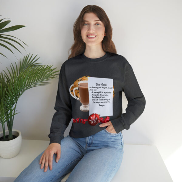 Writer's Note for Santa: Unisex Heavy Blend™ Crewneck Sweatshirt - Image 15