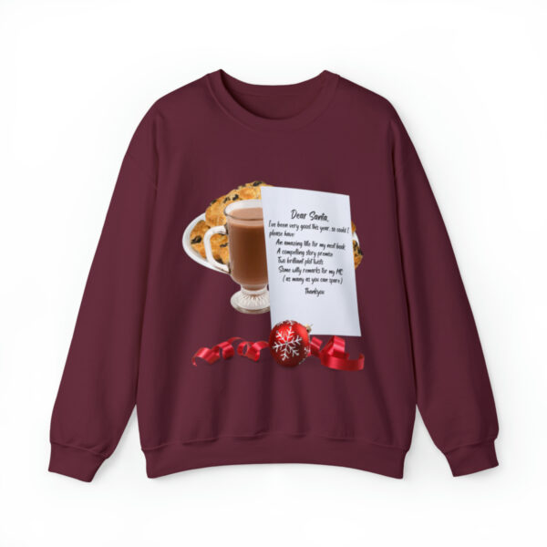 Writer's Note for Santa: Unisex Heavy Blend™ Crewneck Sweatshirt - Image 7