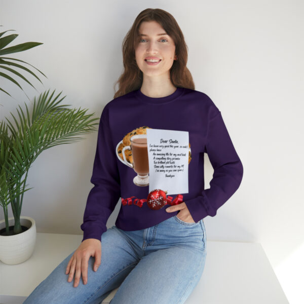 Writer's Note for Santa: Unisex Heavy Blend™ Crewneck Sweatshirt - Image 18