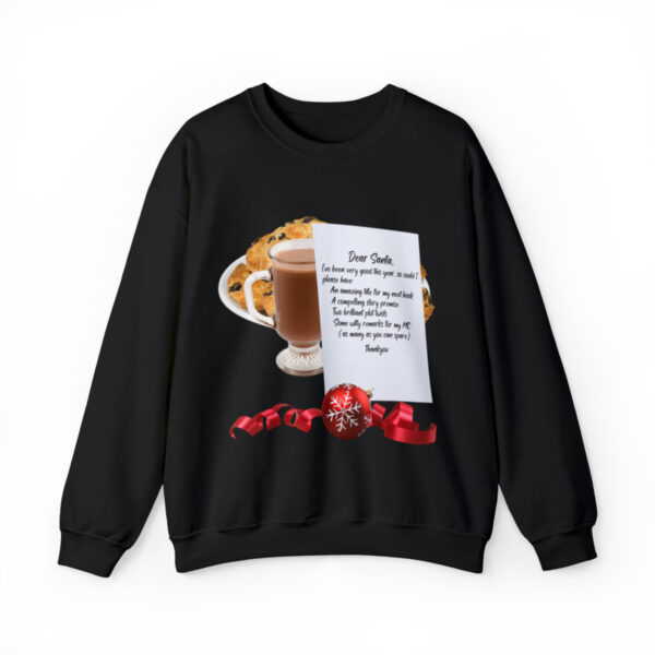 Writer's Note for Santa: Unisex Heavy Blend™ Crewneck Sweatshirt - Image 4