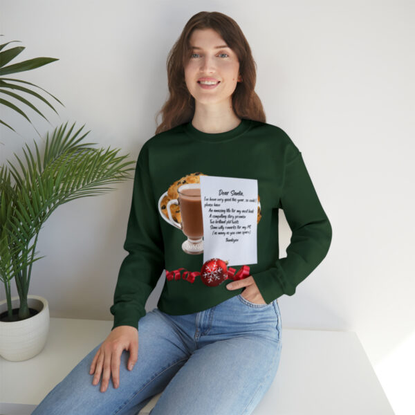 Writer's Note for Santa: Unisex Heavy Blend™ Crewneck Sweatshirt - Image 12