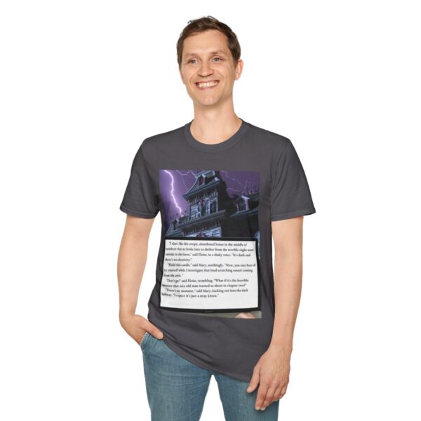 Creepy House (#2) (horror): Unisex Softstyle T-Shirt - Image 35