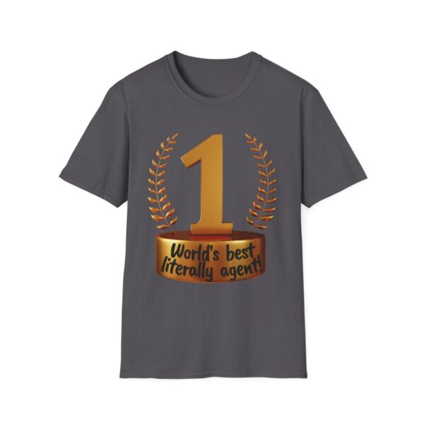 World's Best Literally Agent: Unisex Softstyle T-shirt - Image 20