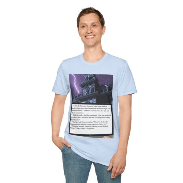 Creepy House (#2) (horror): Unisex Softstyle T-Shirt - Image 23