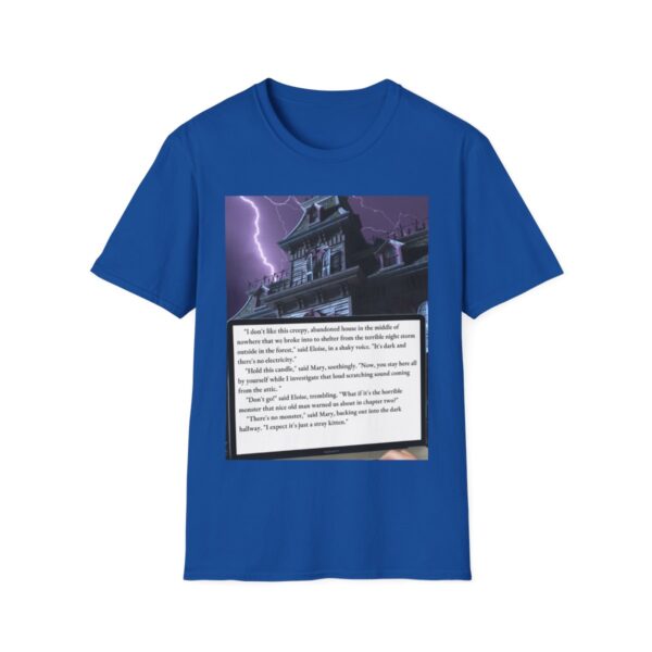 Creepy House (#2) (horror): Unisex Softstyle T-Shirt - Image 2