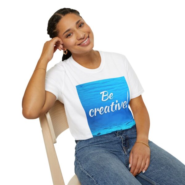 Be creative! Unisex Softstyle T-Shirt - Image 3