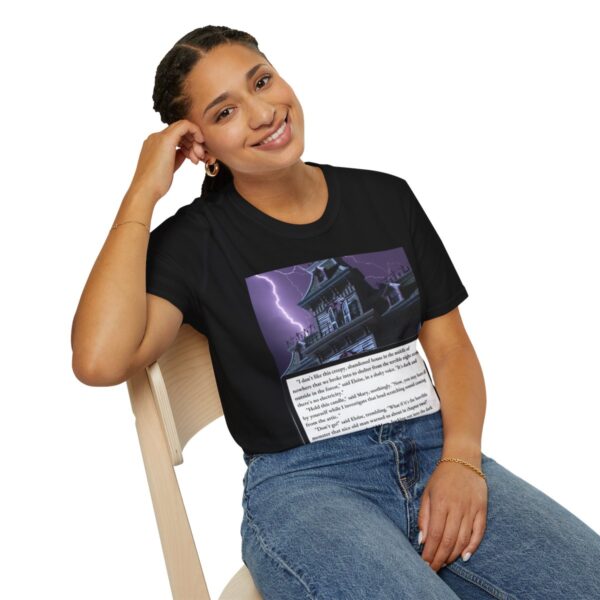 Creepy House (#2) (horror): Unisex Softstyle T-Shirt - Image 9