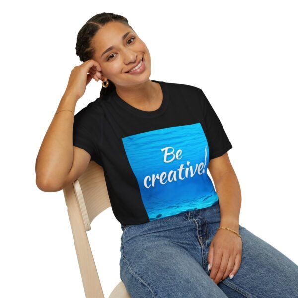 Be creative! Unisex Softstyle T-Shirt - Image 6