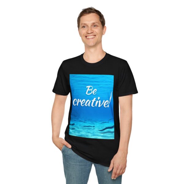 Be creative! Unisex Softstyle T-Shirt - Image 8