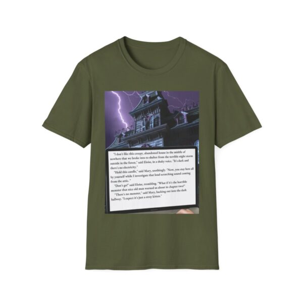 Creepy House (#2) (horror): Unisex Softstyle T-Shirt - Image 11