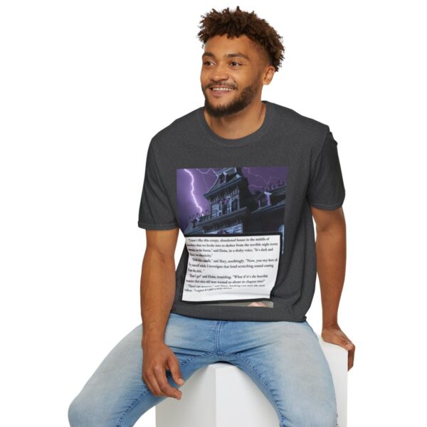 Creepy House (#2) (horror): Unisex Softstyle T-Shirt - Image 16