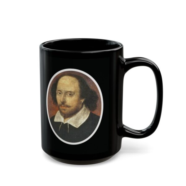 Famous Quotes, Forgotten First Drafts (Shakespeare) Black Ceramic Mug (11oz or 15oz) - Image 7