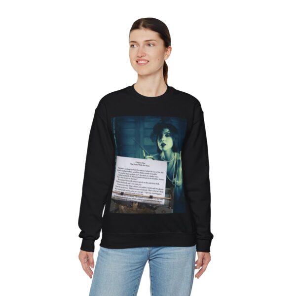 The Dame with no Name #2 Unisex Heavy Blend™ Crewneck Sweatshirt - Image 8