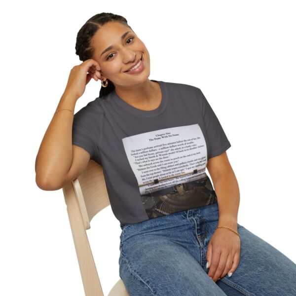 The Dame with no Name Unisex Softstyle T-Shirt - Image 19