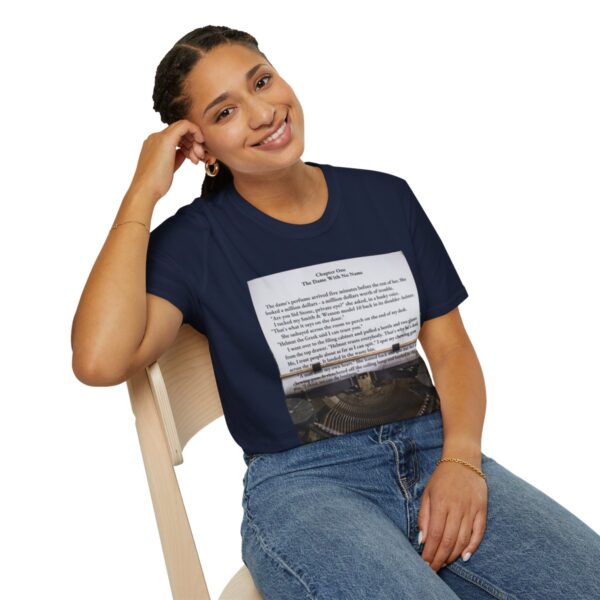 The Dame with no Name Unisex Softstyle T-Shirt - Image 23