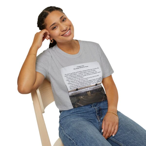 The Dame with no Name Unisex Softstyle T-Shirt - Image 3