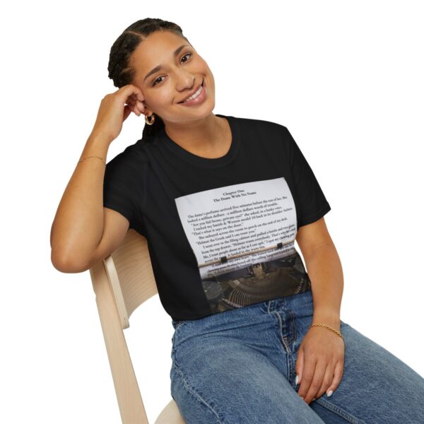 The Dame with no Name Unisex Softstyle T-Shirt - Image 7