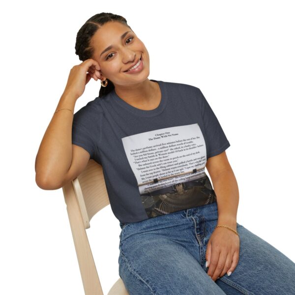 The Dame with no Name Unisex Softstyle T-Shirt - Image 25