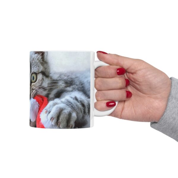 Me? On the naughty list? (kitten) - Ceramic Mug (11oz or 15oz) - Image 12