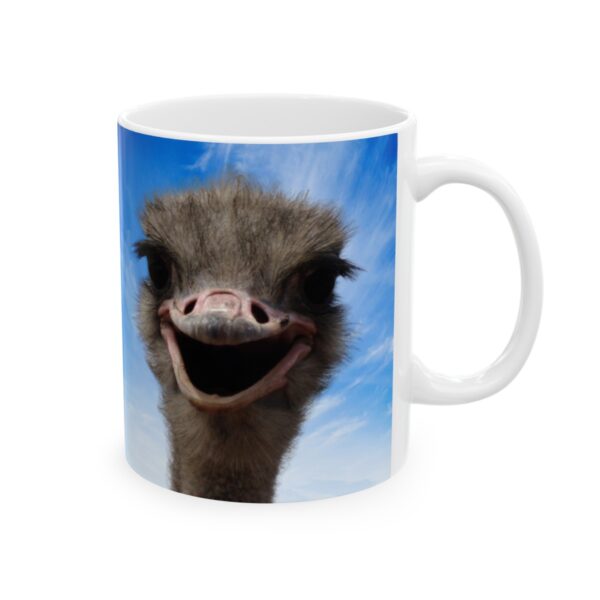 Keep smiling (it makes people think you're up to something) Ceramic Mug (11oz or 15oz) - Image 4