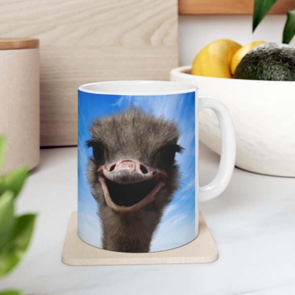 Keep smiling (it makes people think you're up to something) Ceramic Mug (11oz or 15oz) - Image 7