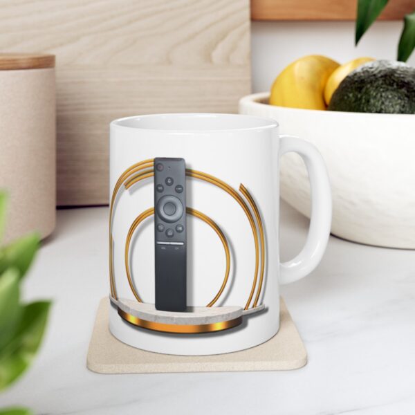 Ruler of the remote control!  -  Ceramic Mug (11oz or 15oz) - Image 4