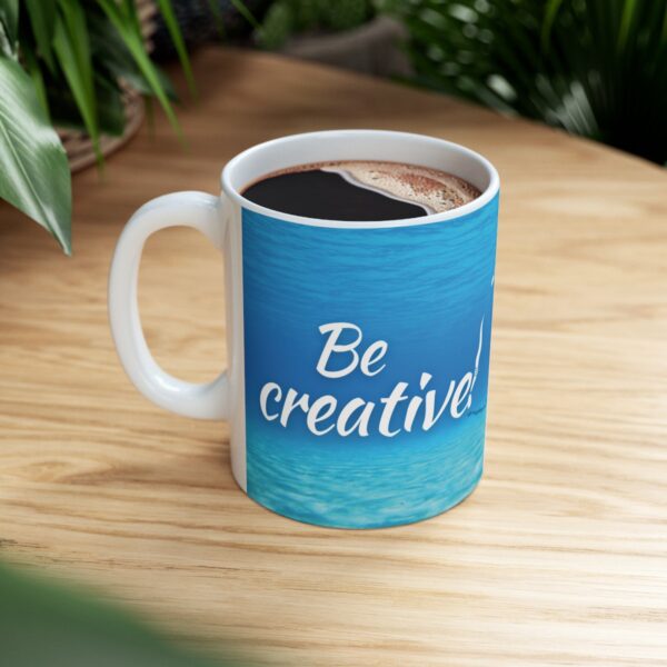 Be creative! Ceramic Mug (11oz or 15oz) - Image 7