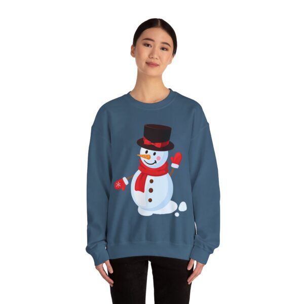 Snowman (red) Unisex Heavy Blend™ Crewneck Sweatshirt - Image 38