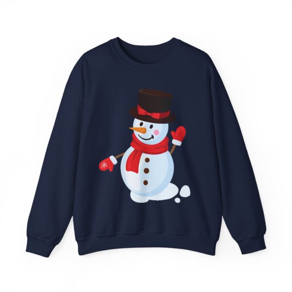 Snowman (red) Unisex Heavy Blend™ Crewneck Sweatshirt - Image 21