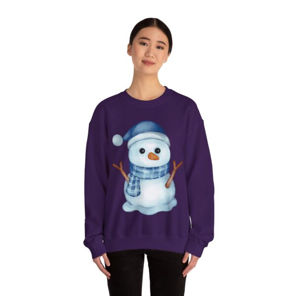 Snowman (blue) Unisex Heavy Blend™ Crewneck Sweatshirt - Image 28