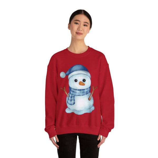 Snowman (blue) Unisex Heavy Blend™ Crewneck Sweatshirt - Image 43