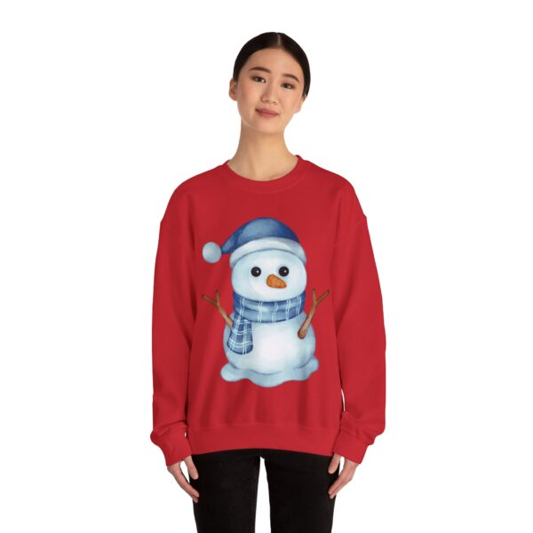 Snowman (blue) Unisex Heavy Blend™ Crewneck Sweatshirt - Image 36