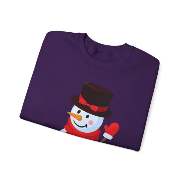 Snowman (red) Unisex Heavy Blend™ Crewneck Sweatshirt - Image 26