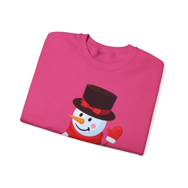 Snowman (red) Unisex Heavy Blend™ Crewneck Sweatshirt - Image 30