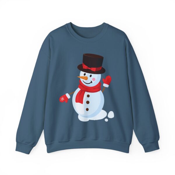 Snowman (red) Unisex Heavy Blend™ Crewneck Sweatshirt - Image 36