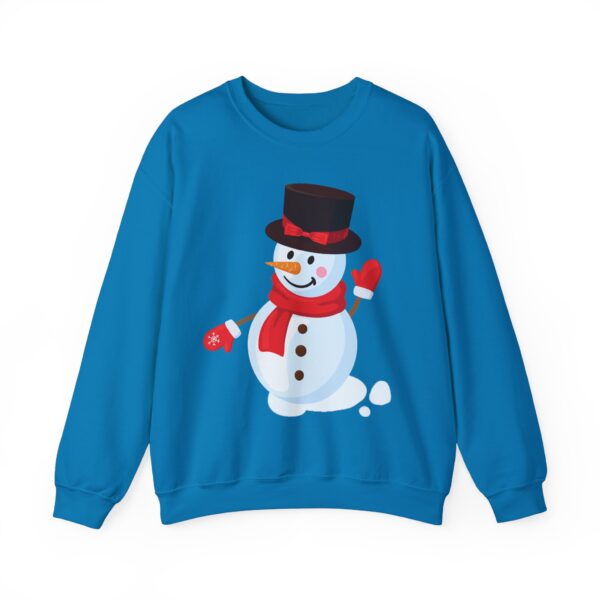 Snowman (red) Unisex Heavy Blend™ Crewneck Sweatshirt - Image 39