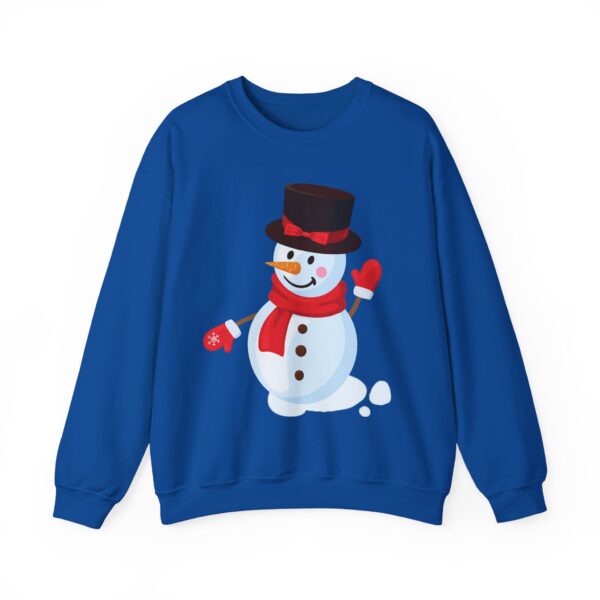 Snowman (red) Unisex Heavy Blend™ Crewneck Sweatshirt - Image 42