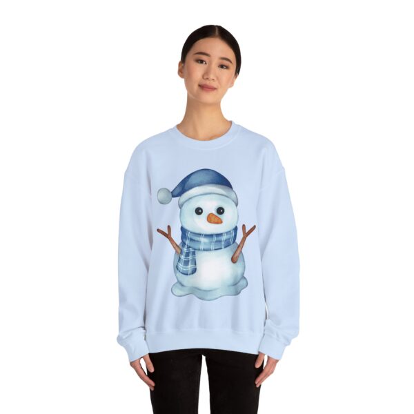 Snowman (blue) Unisex Heavy Blend™ Crewneck Sweatshirt - Image 20