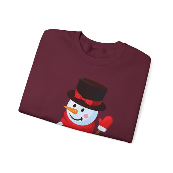 Snowman (red) Unisex Heavy Blend™ Crewneck Sweatshirt - Image 10