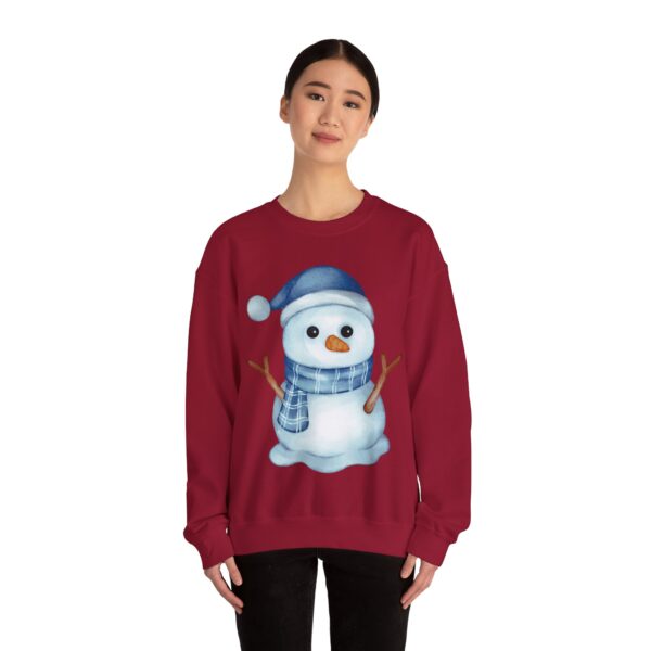 Snowman (blue) Unisex Heavy Blend™ Crewneck Sweatshirt - Image 46