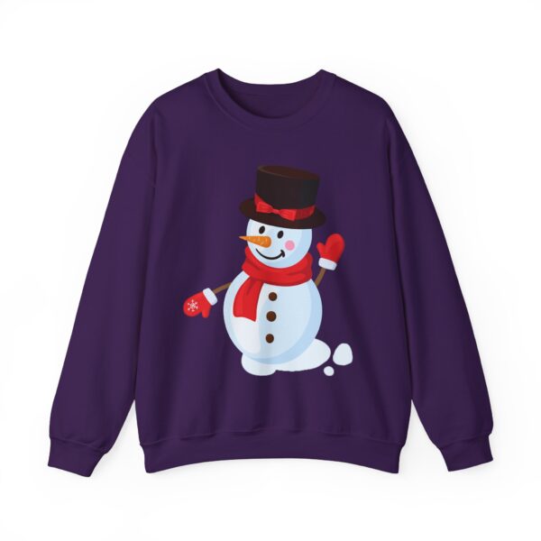 Snowman (red) Unisex Heavy Blend™ Crewneck Sweatshirt - Image 25