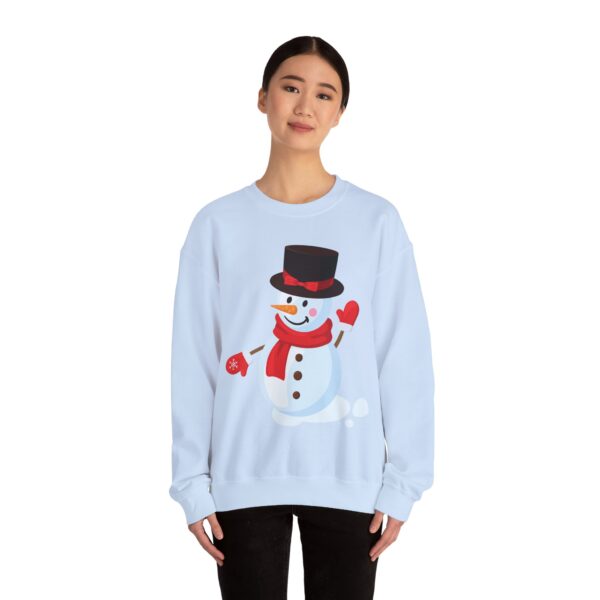 Snowman (red) Unisex Heavy Blend™ Crewneck Sweatshirt - Image 19