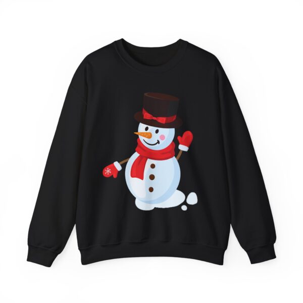 Snowman (red) Unisex Heavy Blend™ Crewneck Sweatshirt - Image 5