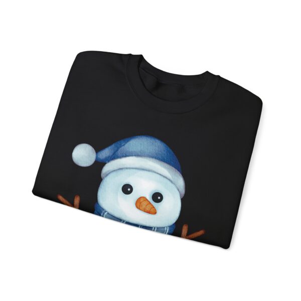 Snowman (blue) Unisex Heavy Blend™ Crewneck Sweatshirt - Image 6