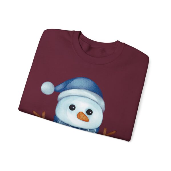 Snowman (blue) Unisex Heavy Blend™ Crewneck Sweatshirt - Image 11