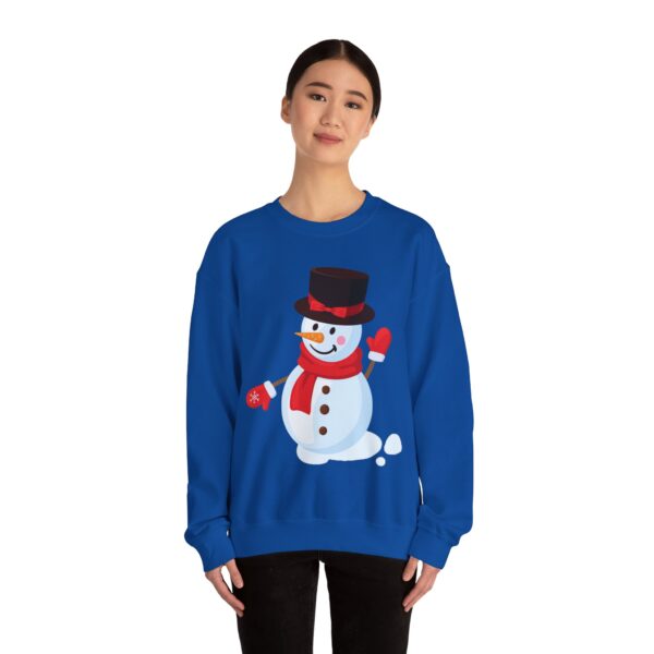 Snowman (red) Unisex Heavy Blend™ Crewneck Sweatshirt - Image 44