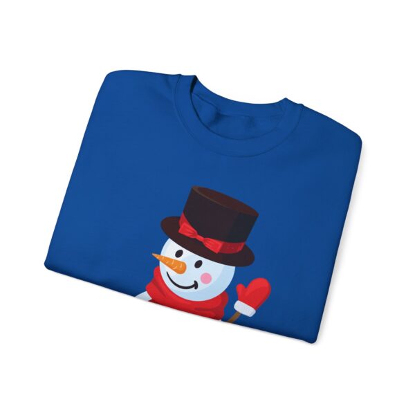 Snowman (red) Unisex Heavy Blend™ Crewneck Sweatshirt - Image 43