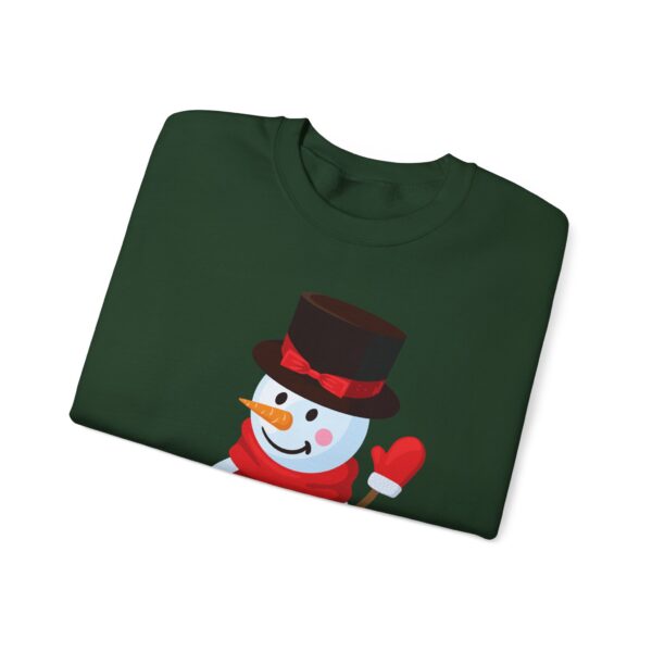 Snowman (red) Unisex Heavy Blend™ Crewneck Sweatshirt - Image 14