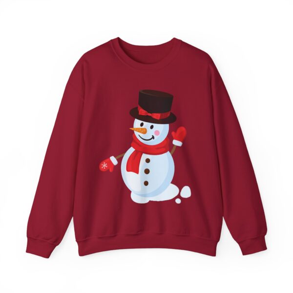 Snowman (red) Unisex Heavy Blend™ Crewneck Sweatshirt - Image 33