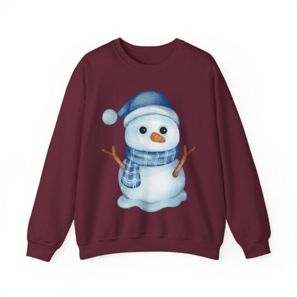 Snowman (blue) Unisex Heavy Blend™ Crewneck Sweatshirt - Image 9